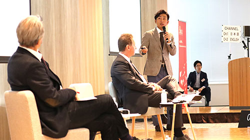 USJMF、LINK-J共催、米国大使館、ジェトロ講演シンポジウム　2019論議中その2様子
